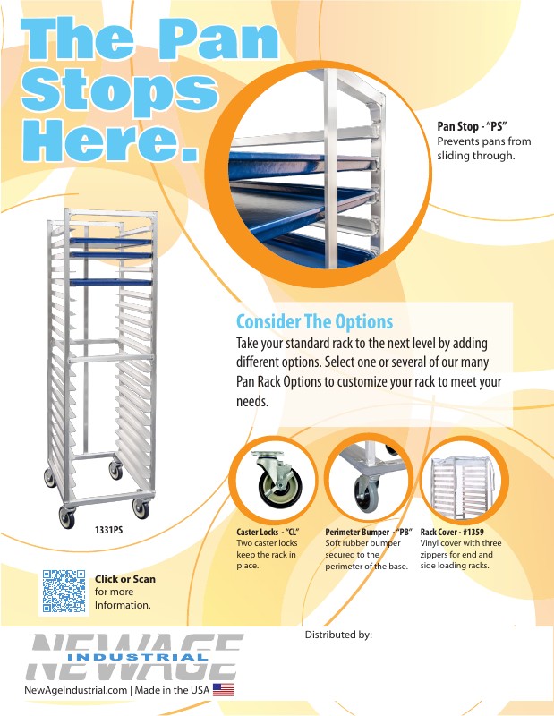 Pan Rack Options Flyer (Customizable)