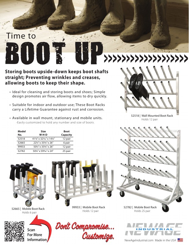 Mobile Boot Racks