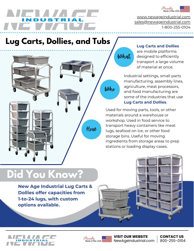 Lug Carts, Dollies & Tubs - Sales Educational Booklet