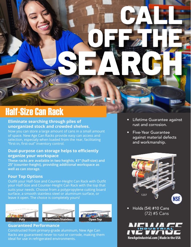 Can Racks - Half Size - Call Off the Search