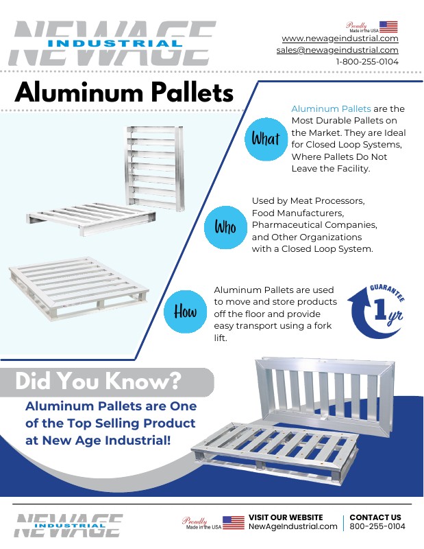 Aluminum Metal Pallets - Sales Educational Booklet