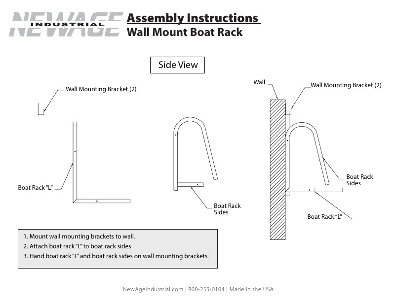 Boat Rack – Wall Mount