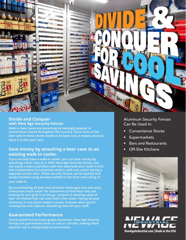 Divide & Conquer: Security Fences & Shelving for Walk-In Coolers