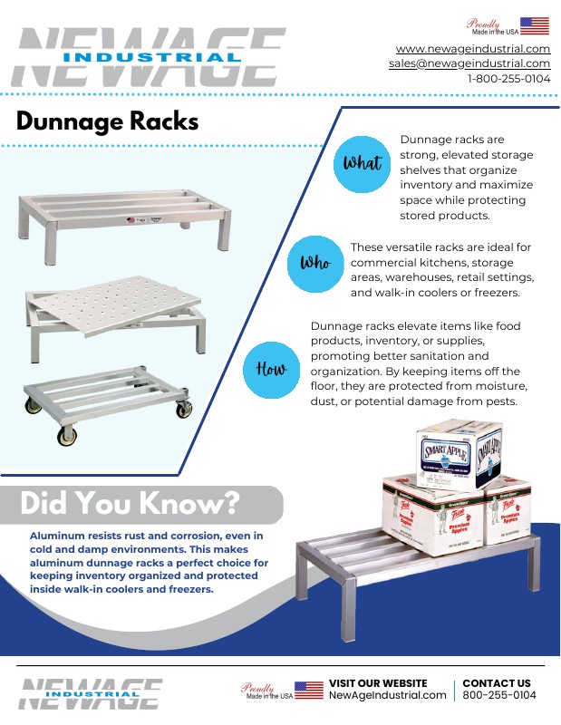 Dunnage Racks - Sales Educational Booklet